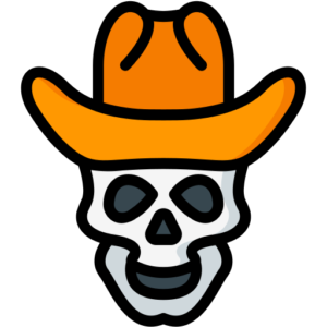 Cowboy-Skelett